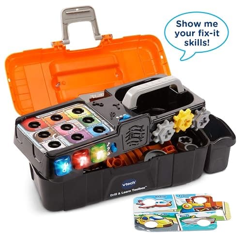 VTech Drill and Learn Toolbox , Orange thumbnail 4