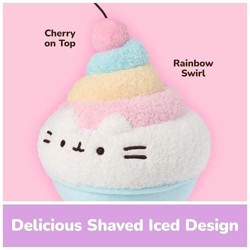 GUND Pusheen Shaved Ice 6-Inch Plush Toy for Ages 8+ | Promotes Exciting Character Roleplay, Early Sensory Discovery, and Creative Storytelling; Soft, Comforting, Collectible Plush thumbnail 5