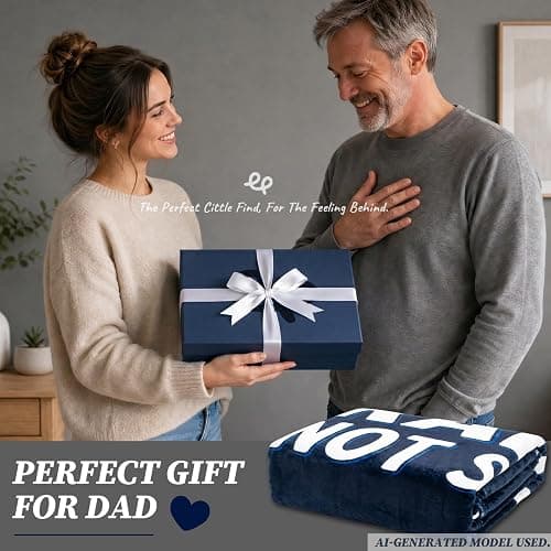 Ao Yee ZGL Fun Father Resting Flannel Blanket,Novelty Dad Gifts from Son | Flannel Material,Size: 50 x 60 in,Funny Dad Gifts on Father's Day Christmas,Suitable for Use During Afternoon Naps thumbnail 3
