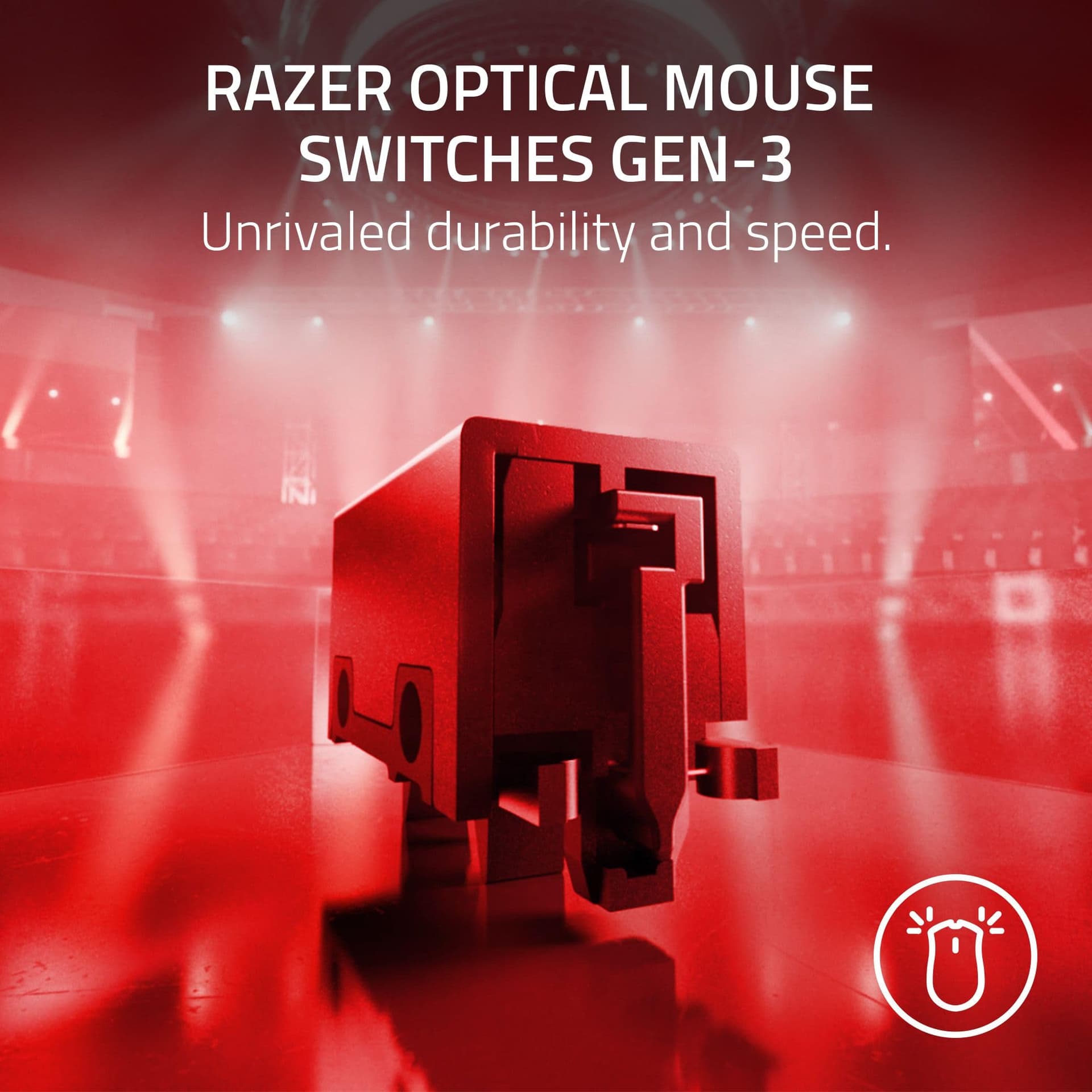Razer Viper V3 Pro Wireless Esports Gaming Mouse: Symmetrical - 54g Lightweight - 8K Polling - 35K DPI Optical Sensor - Gen3 Optical Switches - 8 Programmable Controls - 95 Hr Battery - Faker Edition thumbnail 7