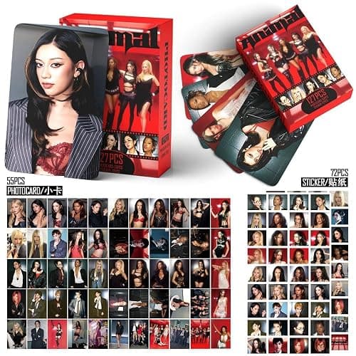 KATSEYE Animal Lomo Cards Set,127PCS Kpop Photocards & Stickers,Animal Wild Album Merch for Fans Collection Gift thumbnail 2