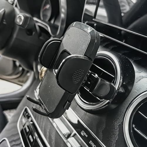 szyuchen Car Cell Phone Holder Mount for Ford Mustang Ecoboost GT Premium Shelby GT 350 500 Shelby GT500 V6 (Not for Mach E) 2015-2023 Accessories Circular Air Vents Cellphone Mobile Phone Stand thumbnail 9
