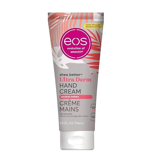 eos Shea Better Hand Cream - Coconut Hand Lotion and Skin Care | Instant Hydration + Lasting Protection | 2.5 oz - Coconut - 2.5 Ounce (Pack of 1)