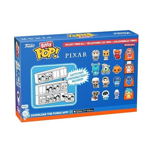 Funko Pop Bitty: Pixar Mini Collectible Toys 4-Pack - Wall-E, EVE, Remy, & Mystery Chase Figure - (Styles May Vary) and A Surprise Mystery Mini Figure - 0.9 Inch (2.2 Cm) - Pixar Collection thumbnail 4