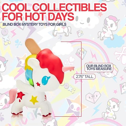 Tokidoki - Frozen Treats Unicorno Blind Box – Collectible Mystery Figure – Cute Miniatures – Surprise Gift for Kids & Collectors – Random Unicorn Collectibles - 1 Pack thumbnail 5