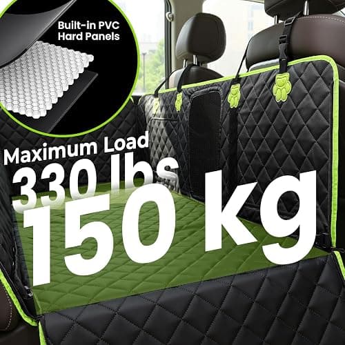 2-in-1 Dog Car Seat Cover for Back Seat, Transform to Passenger Mode - Dog Car Seat, Waterproof, Scratch-resistant, Support to 330lbs, for Outdoor Activities, Travel, to the Vet, for Cars/SUV/Truck thumbnail 4