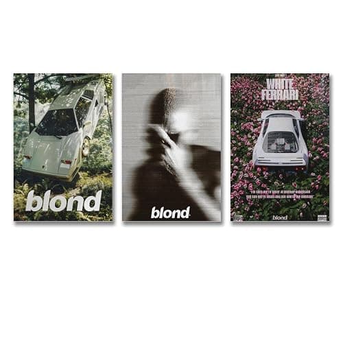 Zuiwumaoyi 3 PCS Frank Ocean Poster Music Cover Wall Art Canvas Room Decorative Aesthetic Print Decor Posters 08x12inch(20x30cm)-3pcs Unframe-style - Image 1