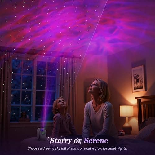 Galaxy Projector, Star Night Light, Star Projector with Timer & Remote Control for Bedroom Decor, Home Theater, Ceiling, Kids Room, Party, Relaxation thumbnail 6