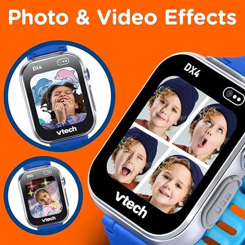 VTech KidiZoom Smartwatch DX4, Blue thumbnail 3
