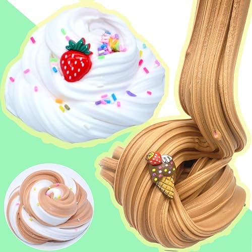 Butter Slime Party Favors,Super Soft & Non-Sticky,Educational Stress Relief Toy,Birthday Gifts for Girl and Boys. thumbnail 2