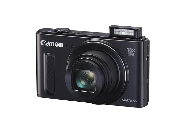Canon PowerShot SX610 HS Point and Shoot Digital Camera - Black (20.2 MP, 18x Optical Zoom) 3-Inch LCD (Renewed) thumbnail 4