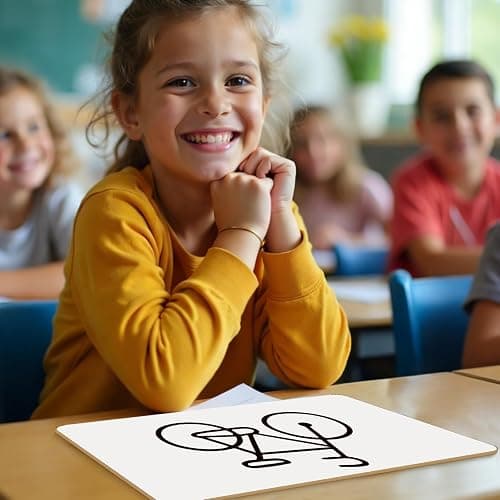 12 Pack Portable White Board 9"x12", Small Whiteboard for Students, Dry Erase Whiteboards Double-Sided Lapboard, White Boards Easy to Clean, Dry Erase Board for Kids Classroom (12 Pack) thumbnail 9