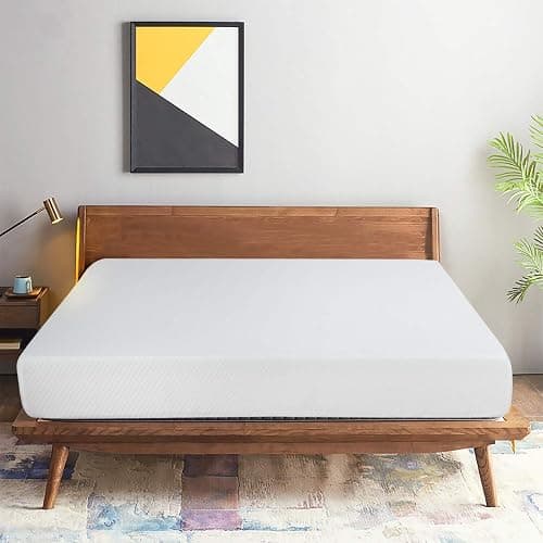 FDW | 8 Inch Full Mattress | Medium Firm | Gel Memory Foam Mattress | White | Bed in a Box, CertiPUR-US Certified | Pressure Relief, Cooling Ventilated Foam | Washable Removable Cover thumbnail 3