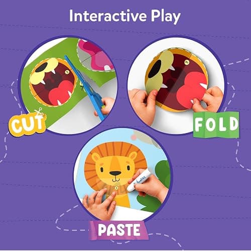 Skillmatics Snip Snip, Scissor Skills, Felt Craft Activity, Gift for Kids | Cutting Activity Book, Safety Scissors, Fine Motor Skills for Preschool, Screen-Free, Learning Toy, Toddlers, Ages 3, 4, 5, 6 thumbnail 5