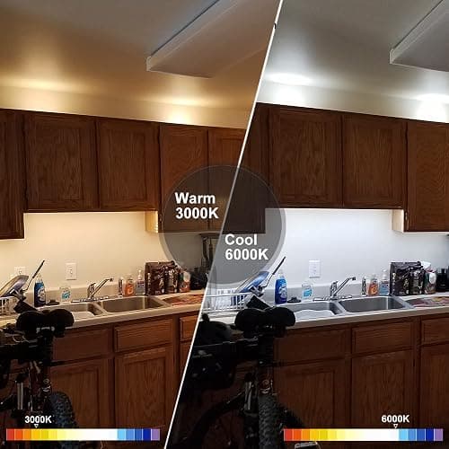 LDOPTO Battery Operated Lights Wireless Under Cabinet LED Closet Lighting Under-Counter Light fixtures Without Wiring with Remote/Touch Control for Kitchen Shelf Hallway Stairs, 3 Colors 3 Pack thumbnail 2