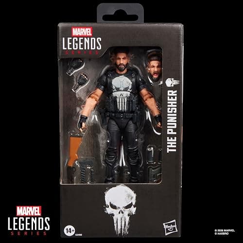 Marvel Legends Series Punisher, The Punisher Collectible 15-cm Action Figure Set thumbnail 3