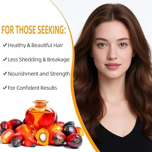 DCXC 100% Pure & Natural Batana Oil for Hair Growth - Strengthens Hair, Reduces Breakage and Hair Loss, Enhances Shine - Nourishment For All Hair Types - 60ml thumbnail 4
