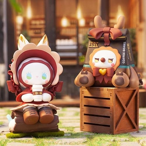 Bahomu Anime Blind Box, Cute Emma Secret Forest Cafe Series PVC Blind Box Figure, 3 Inches Collectable Action Figure for Birthday Gifts thumbnail 3