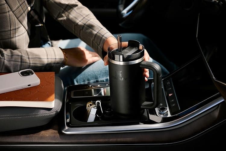 STANLEY Quencher H2.0 Flow State Tumbler, 40 oz, Cobalt | Handle and Straw | 3-Position Lid | Cup Holder Compatible for Travel | Insulated Stainless Steel Cup | BPA-Free thumbnail 11