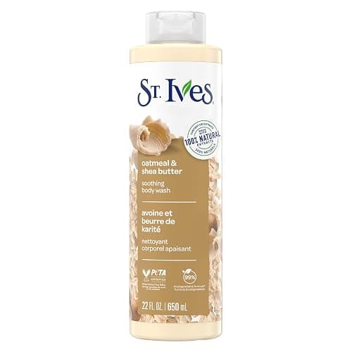 St. Ives Oatmeal & Shea Butter Body Wash | Moisturizing Body Wash for Sensitive and Dry Skin | 22 Fl. Oz. - Image 1