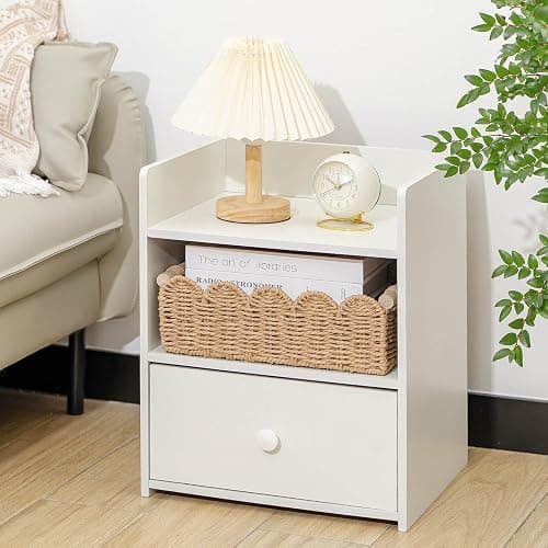 CubesLand Paper Rope Scalloped Edge Decor Baskets for Home, Living Room, Bedroom, Toilet Basket for Over Toilet Storage Shelf, End Table, Shelves and More, Both Storage&Decor, Set 2 Neutral thumbnail 6