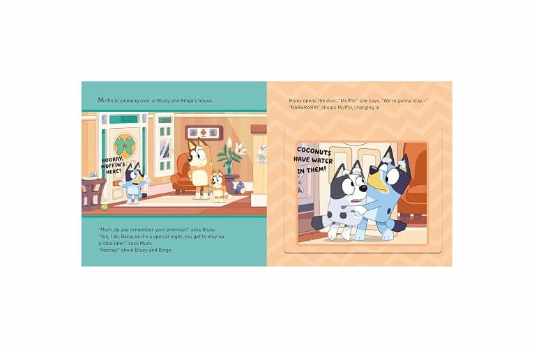Bluey: The Sleepover: A lift-the-flap picture book thumbnail 2