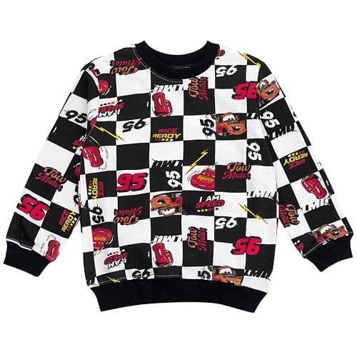 Disney French Terry Sweatshirt and Jogger Pants Outfit Set Toddler to Big Kid Sizes (2T - 10-12) thumbnail 4