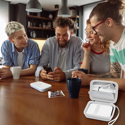 ALKOO Case for HP Sprocket 2x3 Portable Photo Printer, for Canon IVY, IVY 2, CLIQ, CLIQ+, CLIQ 2 Mini Instant Camera Photo Printer Carrying Case, Box with Mesh Pocket for Paper & Cable, Case Only thumbnail 2