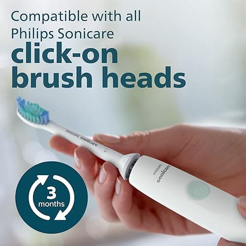 Philips Sonicare 2100 Power Toothbrush, Rechargeable Electric Toothbrush, White Mint HX3661/04 thumbnail 10