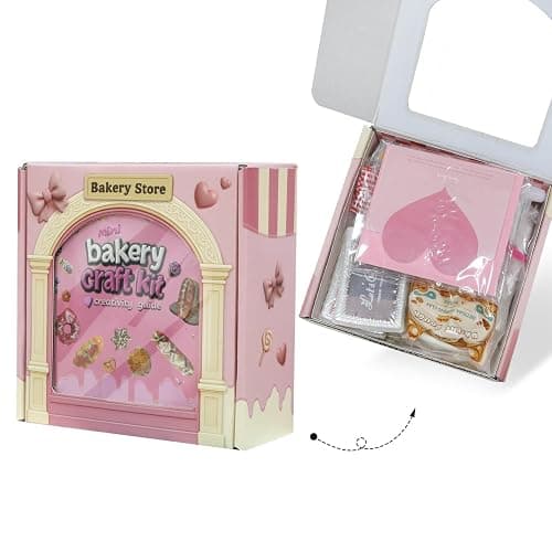 iLAND Crafts Kits for Girls Ages 8-12 Molding Air Dry Clay for Kids Art Kits for Girls Ages 10-12 DIY Mini Dollhouse Food Toys For 7 9 10 Year Old Kids Tween Cute Birthday Gifts Creative Christmas Fun thumbnail 7