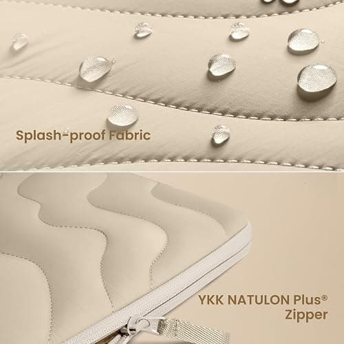 tomtoc 360 Protective Puffy Laptop Sleeve for 13-inch MacBook Air M5/A3449 | 2026, M4/M3/M2 A3240 A3113, MacBook Neo A18 & MacBook Pro M2/M1, Quilted Soft Puffer Bag for 13-inch Surface Pro Copilot+PC thumbnail 6