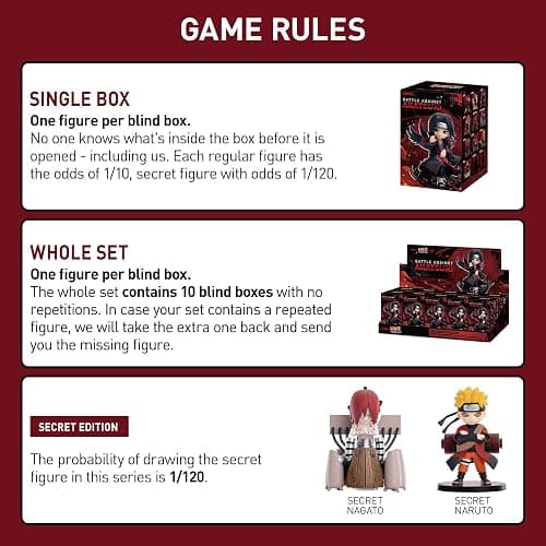 POP MART Naruto: Shippuden Series Battle Against Akatsuki Themed Blind Box Figures, Collectible Toys Home Decorations, Holiday Birthday Gifts for Girls and Boys, Single Box thumbnail 4