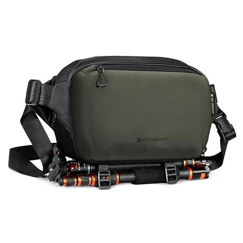 K&F CONCEPT Camera Sling Bag Crossbody Bag Waterproof Camera Shoulder Backpack DSLR/SLR/Mirrorless Camera Case - Image 1