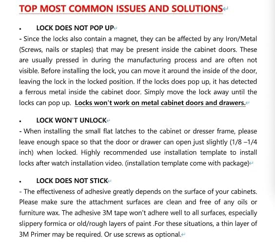 20 Pack Magnetic Cabinet Locks Baby Proofing - Vmaisi Children Proof Cupboard Drawers Latches - Adhesive Easy Installation thumbnail 7