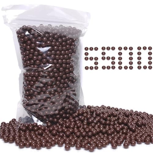 Timbocca Slingshot Ammo 3/8 Inch, 5500g Biodegradable Clay Sling Shot Ammo Ball 9mm - 10mm for Hunting and Target Practice 5000pcs - Image 1