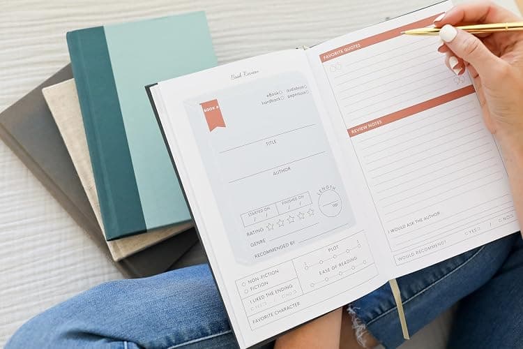 Reading Journal: For the Love of Books, A Book Journal and Planner for Book Lovers to Track, Log and Review thumbnail 9