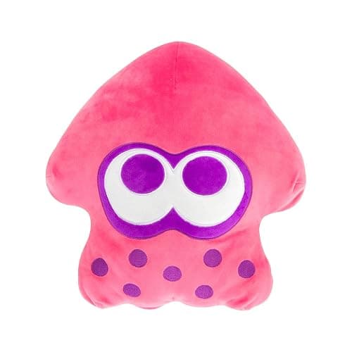 Club Mocchi-Mocchi- Nintendo Splatoon 3 Plush — Neon Pink Inkling Squid Plushie — Collectible Squishy — 15 Inch - Image 1