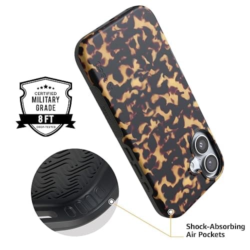 Casely iPhone 17 Case | Shell Shocked | Tortoise Print | Compatible with MagSafe | Bold Protective Design thumbnail 4