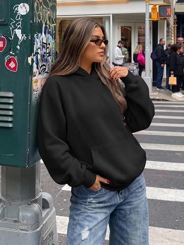 Trendy Queen Womens Oversized Hoodies Comfy Fleece Sweatshirts Comfort Pullover Fall Outfits 2026 thumbnail 3