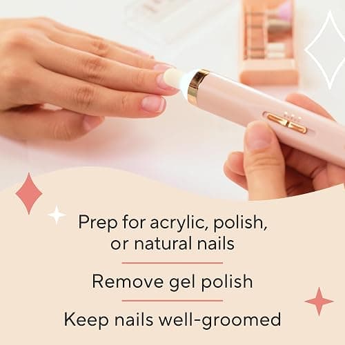 Finishing Touch Flawless Salon Nails Kit, Electronic Nail File and Full Manicure and Pedicure Tool thumbnail 4