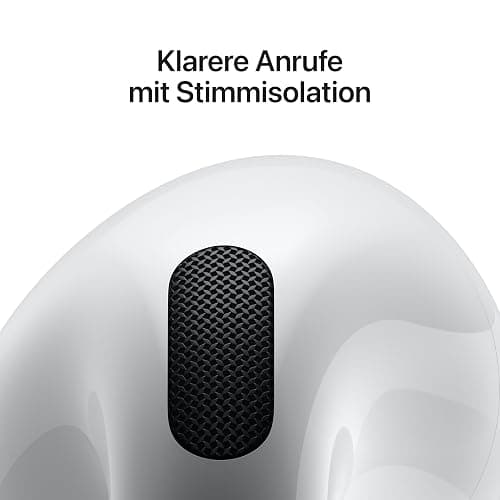 Apple AirPods 4 Kabellose Kopfhörer, Bluetooth Kopfhörer, Personalisiertes 3D Audio, Schutz vor Schweiß und Wasser, USB-C Ladecase, H2 Chip, bis zu 24 Std. Wiedergabe thumbnail 5