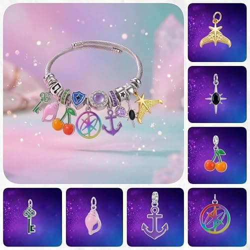GZLXS KPop Merch Bracelet for Women, Charm Bracelets with Beads and Adjustable Inspired Friendship Bracelets Gifts for Women, Fans thumbnail 2