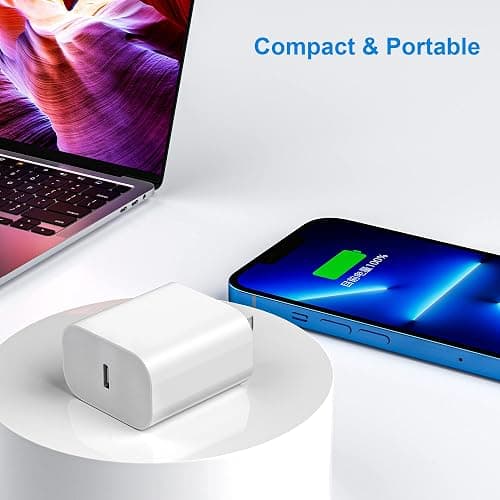 USBC Charger Block for iPhone 17 Charging Plug,MFI Certified Fast USB C Wall Cube 2Pack Power Adapter for iPhone 17/Air/16/16E Pro/Plus/Pro Max/15/14/13/12/11,for iPad Air/Mini USB-C Charge Brick Box thumbnail 5
