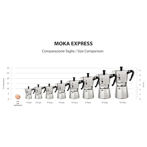 Bialetti - Moka Express: Iconic Stovetop Espresso Maker, Makes Real Italian Coffee, Moka Pot 9 Cups (14 Oz - 420 Ml), Aluminium, Silver thumbnail 3