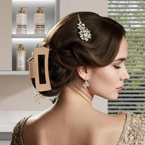Yaqulen 7 Pcs Spa Set, Facial Headband and Wristband Set, Skincare Accessories, College Style Girl Idea Gifts, Hair Accessories for Women and Girls (Khaki) thumbnail 6