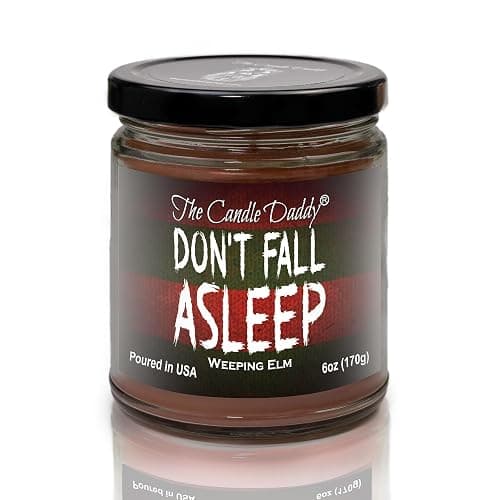 Don't Fall Asleep - Eerie Weeping Elm Scented Horror Movie Candle - Halloween 6 Oz Jar Candle - 40 Hour Burn Time - Image 1