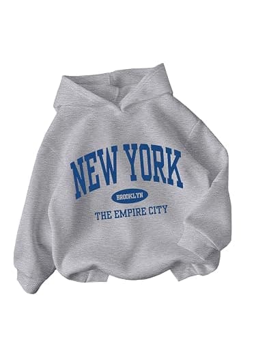 Ecolala Girls Long Sleeve Hooded Sweatshirt Thick Graphic Hoodie Cute Pullovers Tops - Image 1