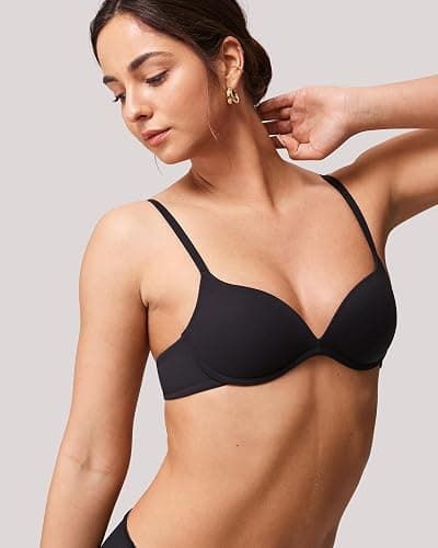 Halobliss Wireless Lift Up Bras for Women Small Breasted T-Shirt Wirefree Padded Bras 32AA-38A thumbnail 3
