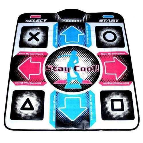 OSTENT USB Non-Slip Dancing Step Dance Mat Pad Blanket for PC Laptop Computer Video Game thumbnail 7