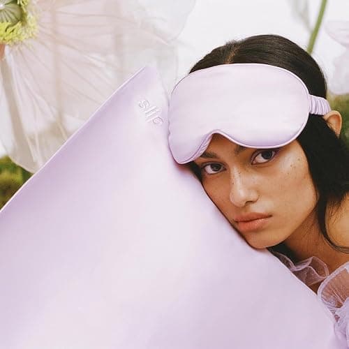 slip Pure Silk Contour Sleep Mask: Protect Your Delicate Lashes with Our Innovative, Lash-Friendly Design. Slipsilk Comfort, 1 Contour Mask, Wildflower thumbnail 2